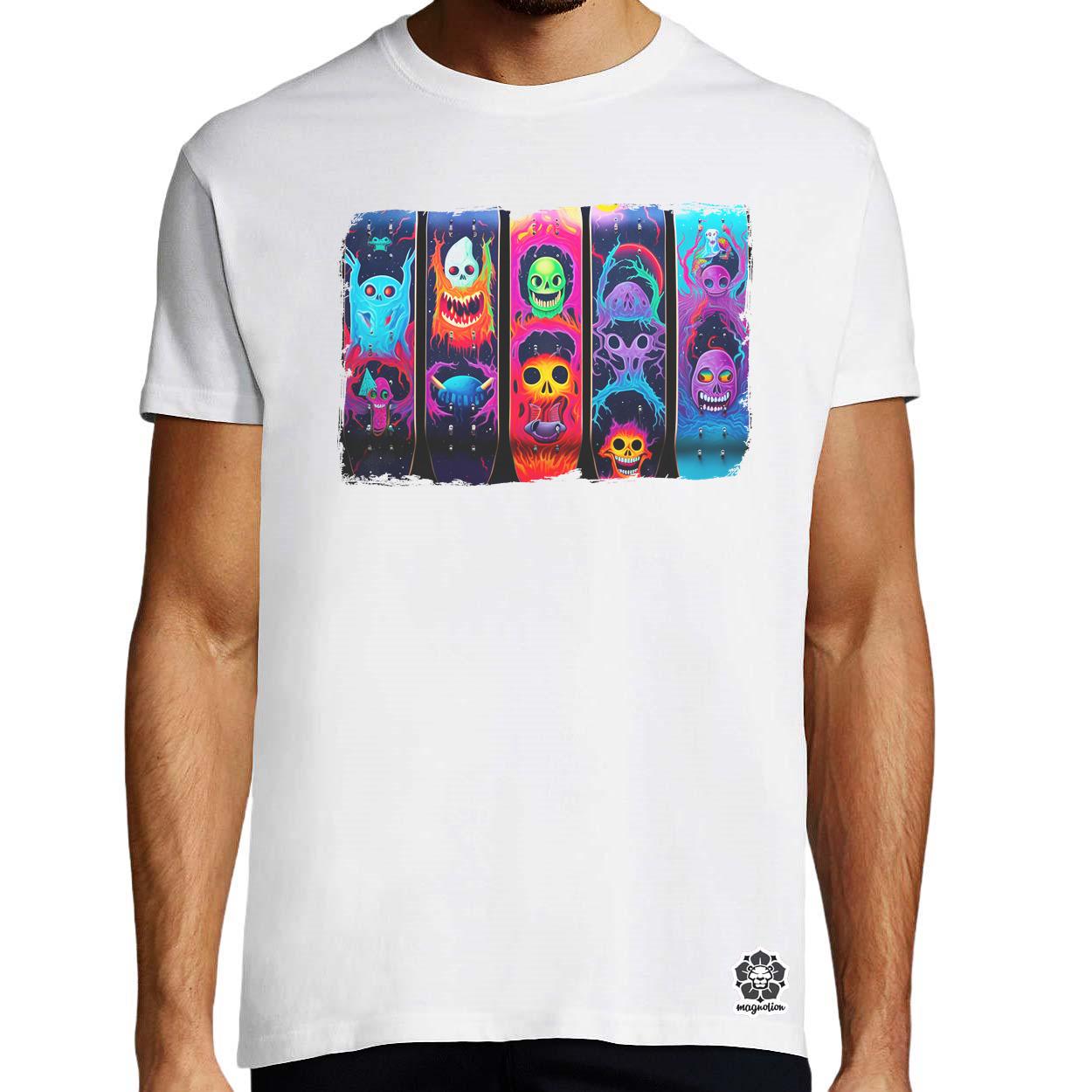 Multidimenzió ART deszkázás v2 egyedi póló 