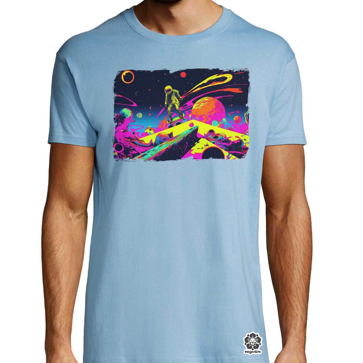 Multidimenzió ART deszkázás v3 egyedi póló 