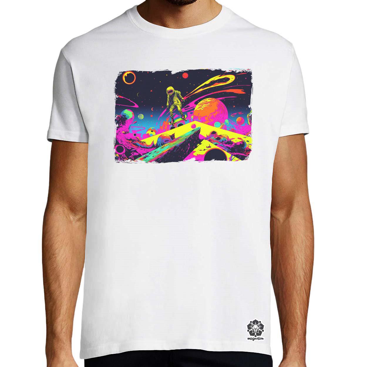 Multidimenzió ART deszkázás v3 egyedi póló 