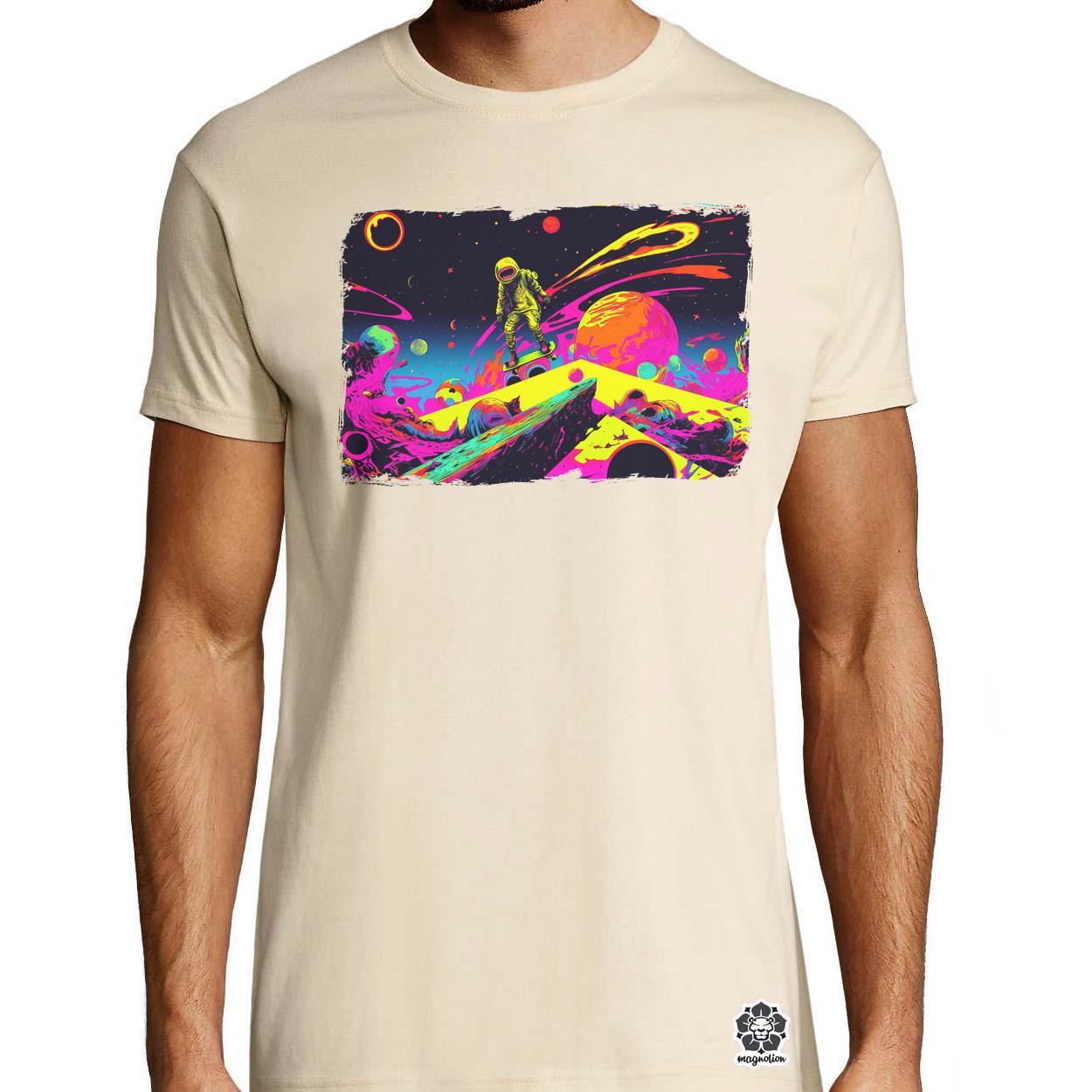Multidimenzió ART deszkázás v3 egyedi póló 