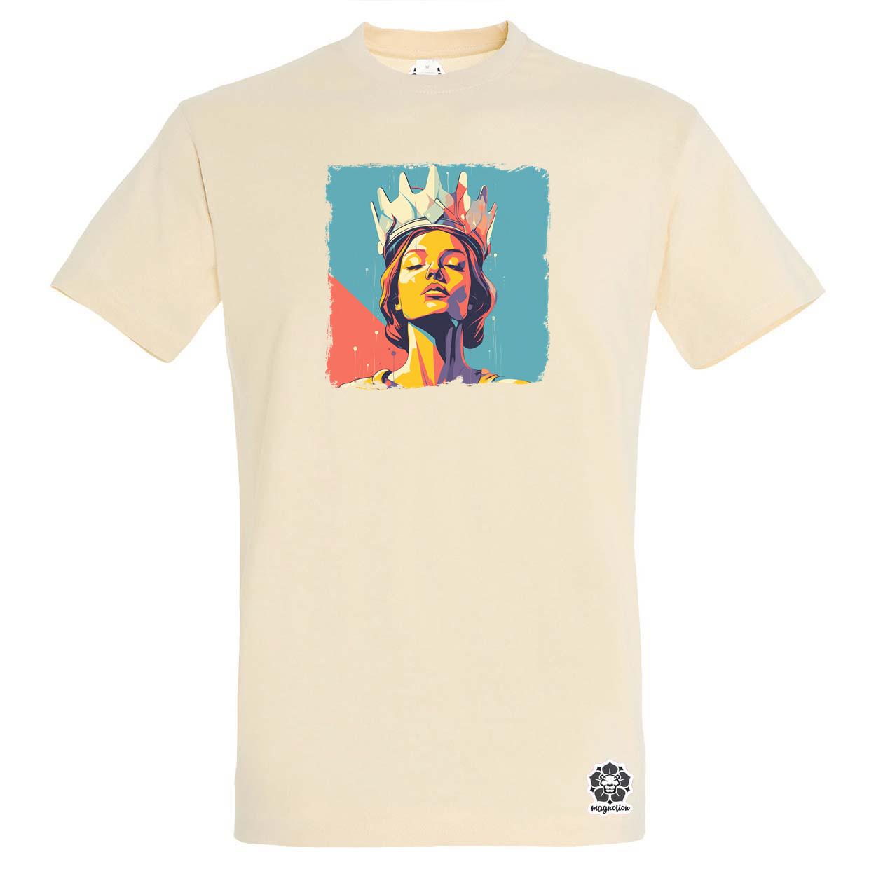 Pop art királynő v1 egyedi póló 