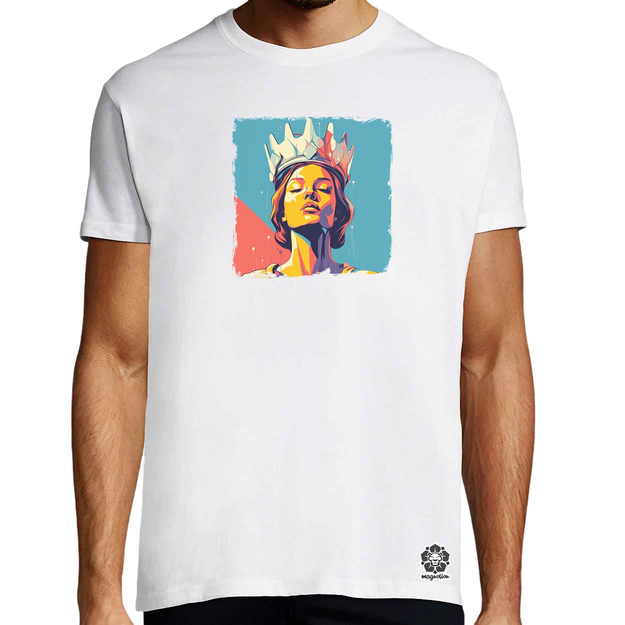 Pop art királynő v1 egyedi póló 