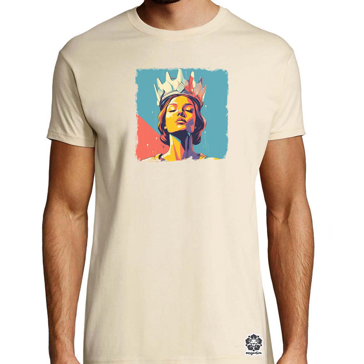 Pop art királynő v1 egyedi póló 