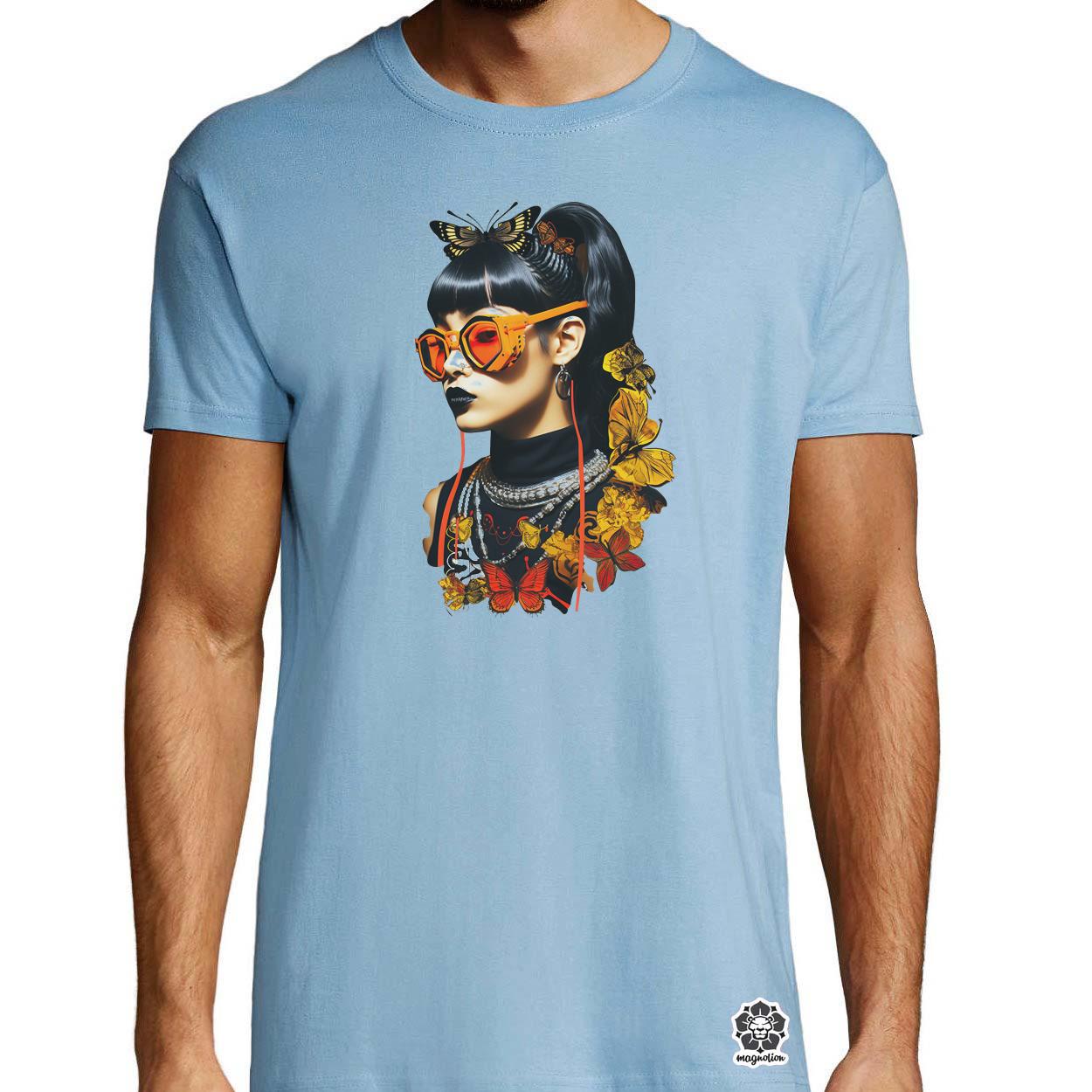 Pop art lány v2 egyedi póló 