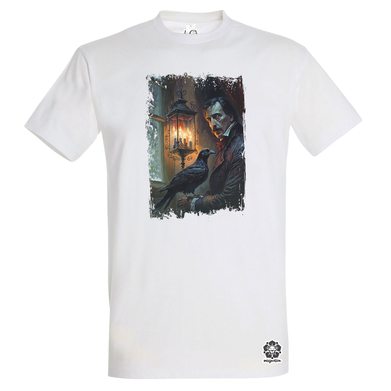 Edgar Allan Poe portré v5 egyedi póló 