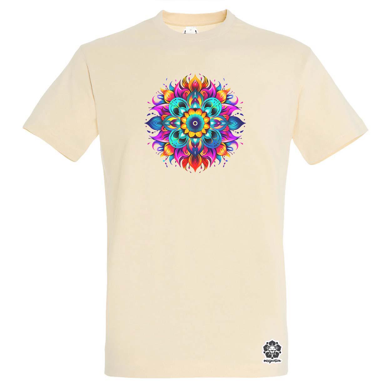 Részletes Mandala v1 egyedi póló 