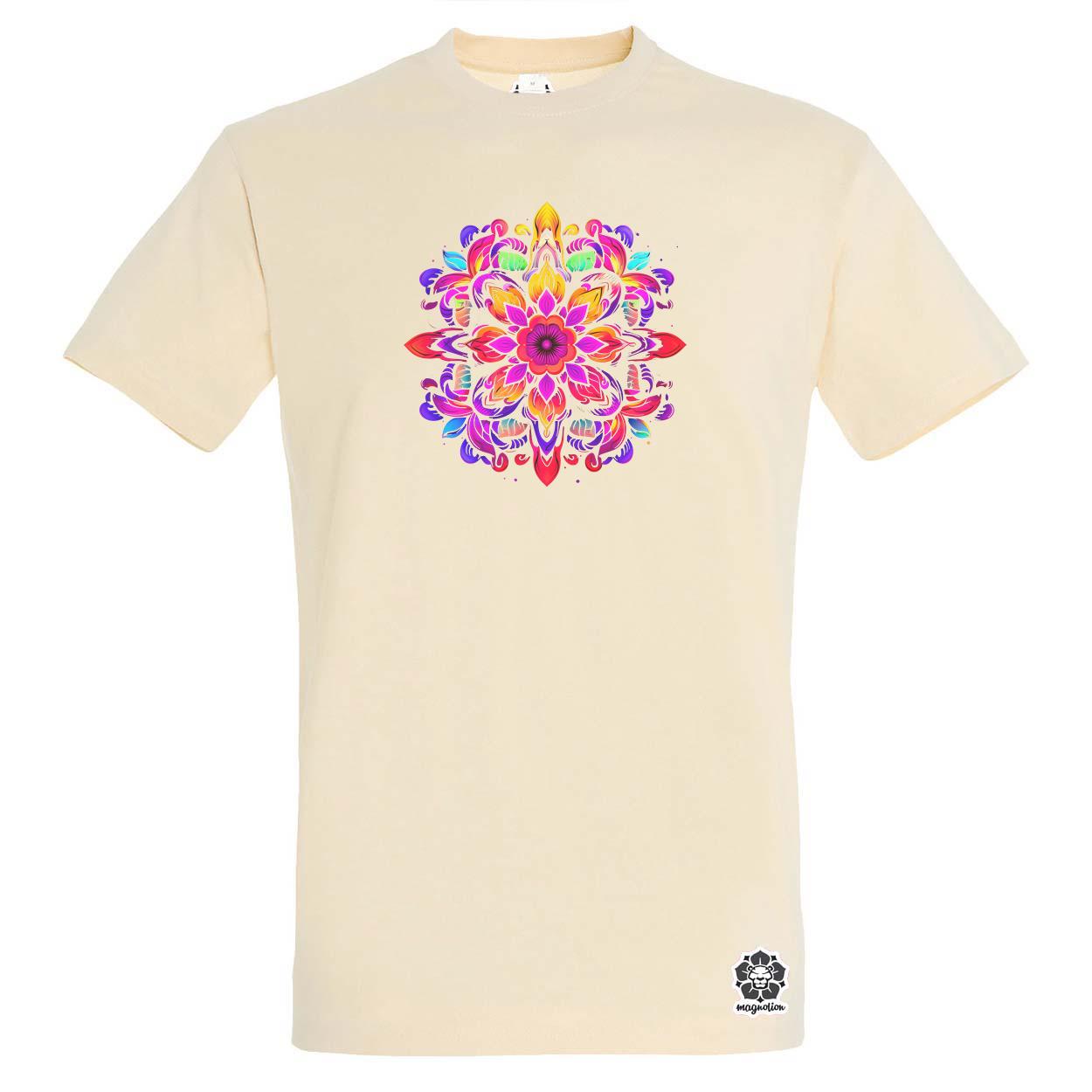 Részletes Mandala v2 egyedi póló 