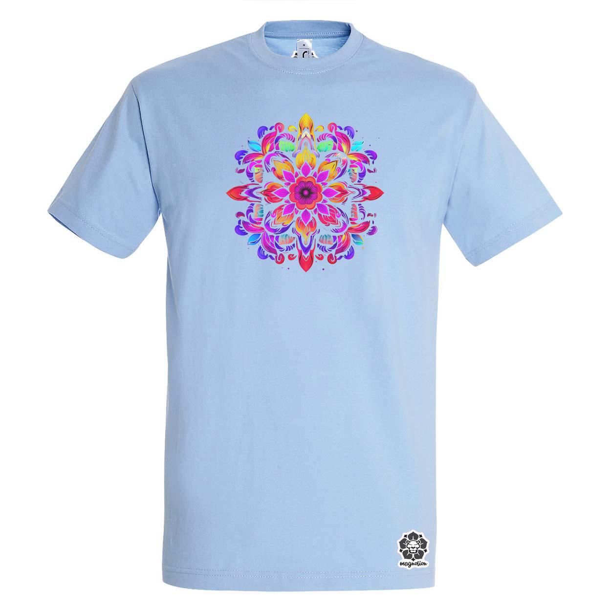 Részletes Mandala v2 egyedi póló 