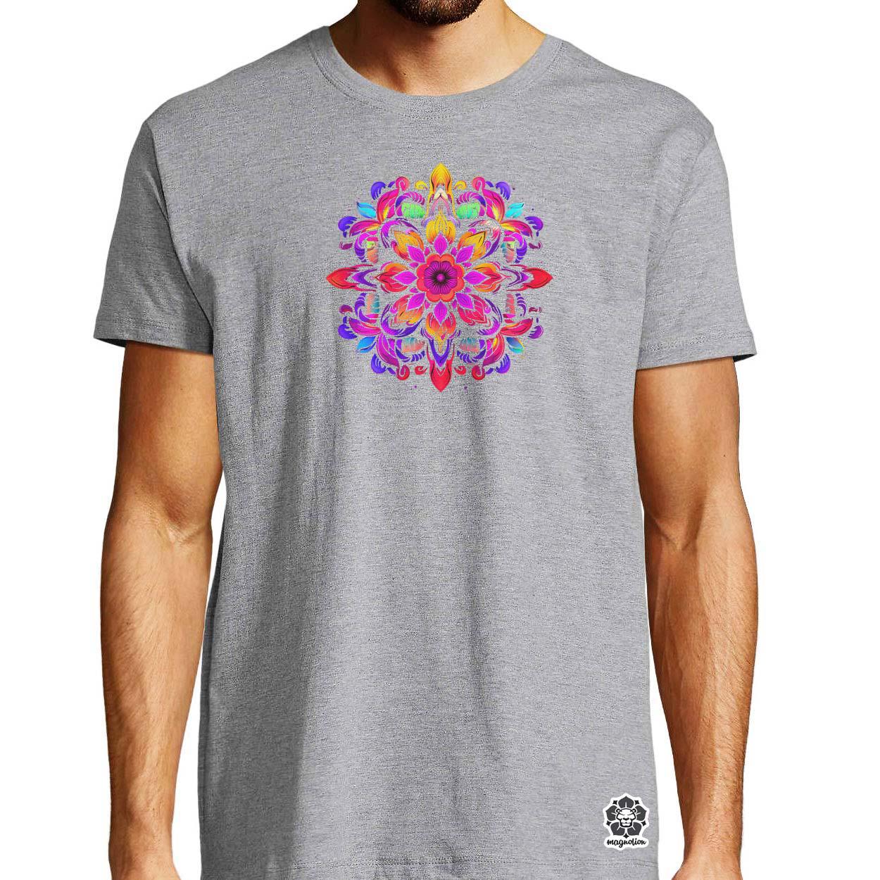 Részletes Mandala v2 egyedi póló 