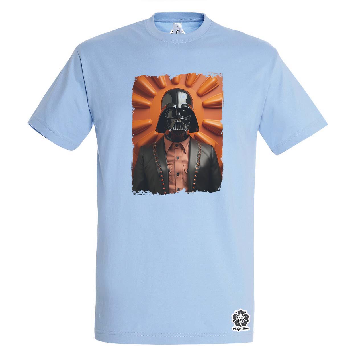 Vader minimál fanart v2 egyedi póló 