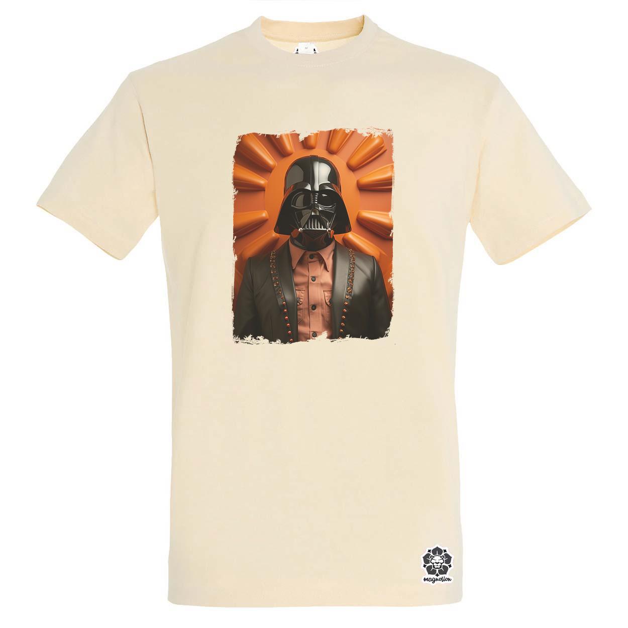 Vader minimál fanart v2 egyedi póló 