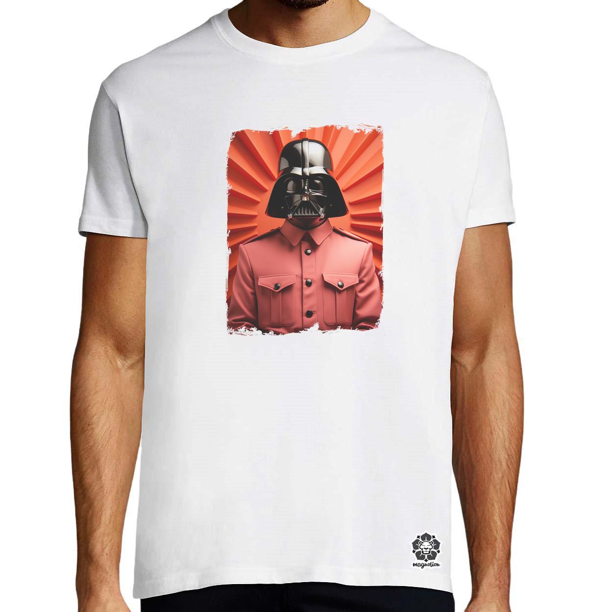 Vader minimál fanart v3 egyedi póló 
