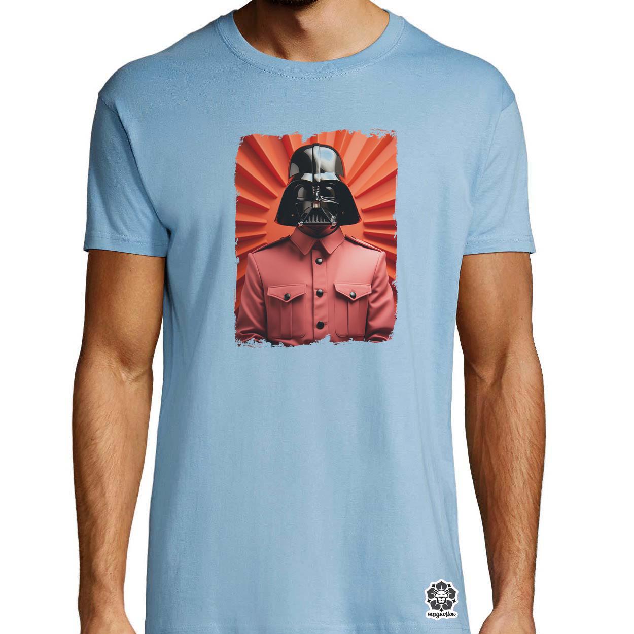 Vader minimál fanart v3 egyedi póló 