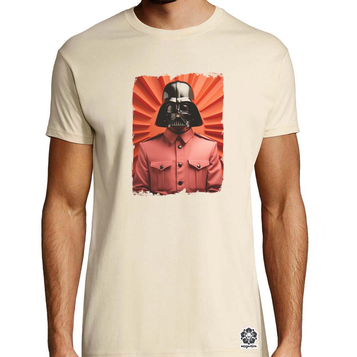 Vader minimál fanart v3 egyedi póló 