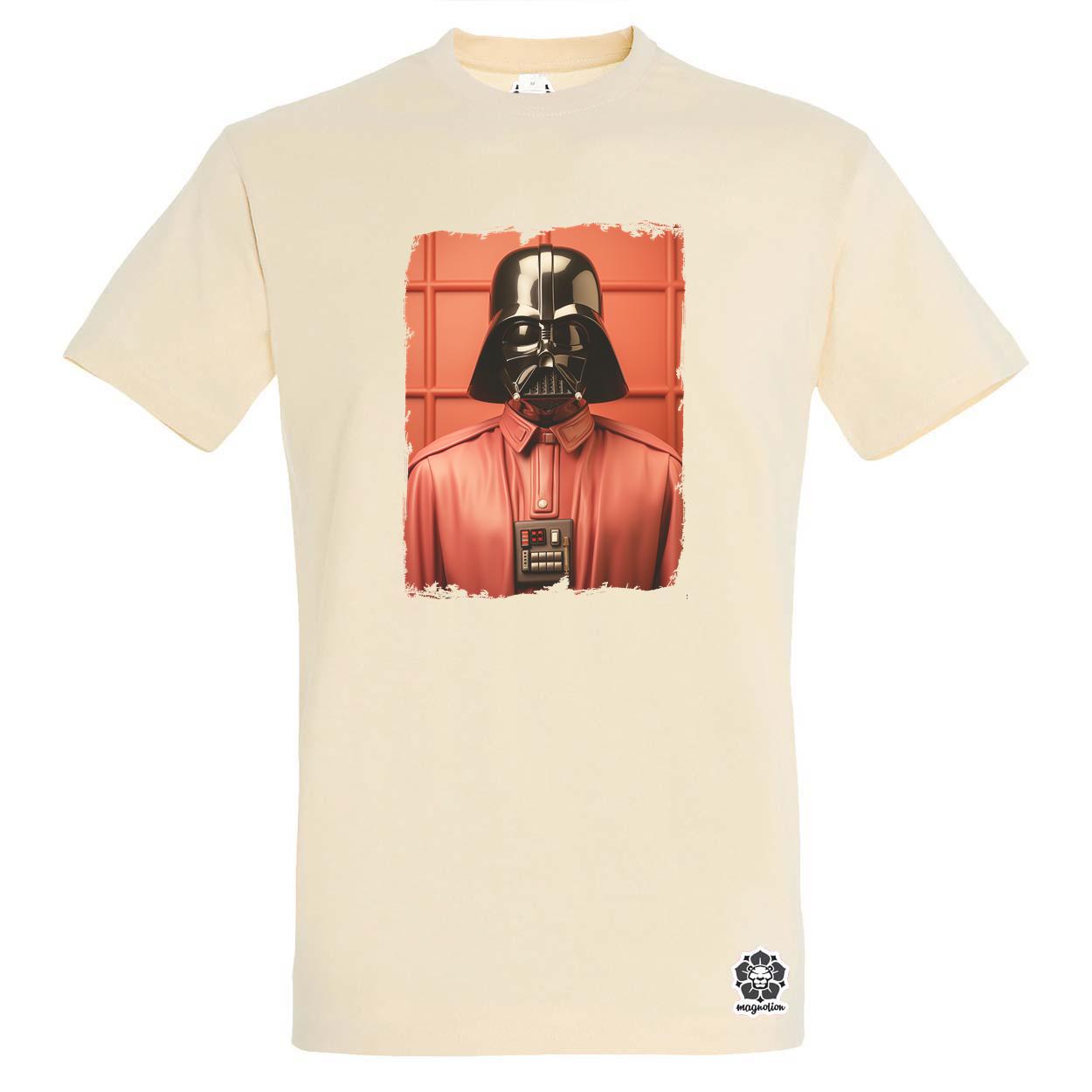Vader minimál fanart v4 egyedi póló 