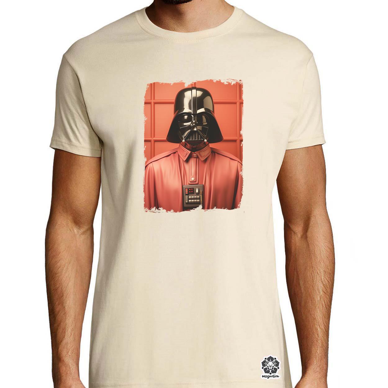 Vader minimál fanart v4 egyedi póló 