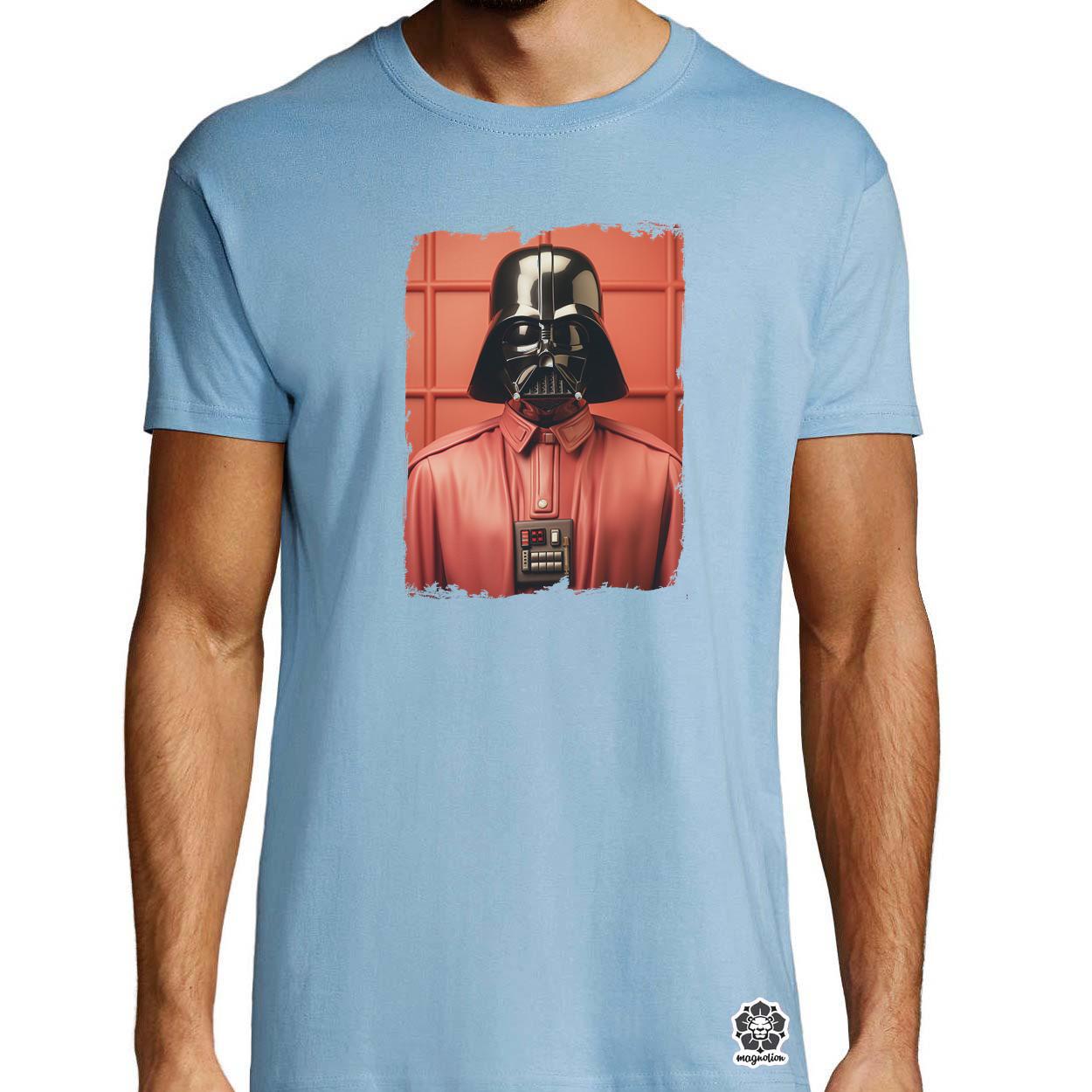 Vader minimál fanart v4 egyedi póló 