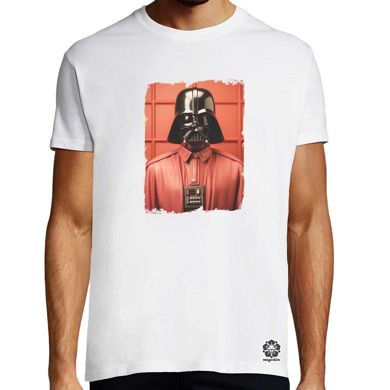 Vader minimál fanart v4 egyedi póló 
