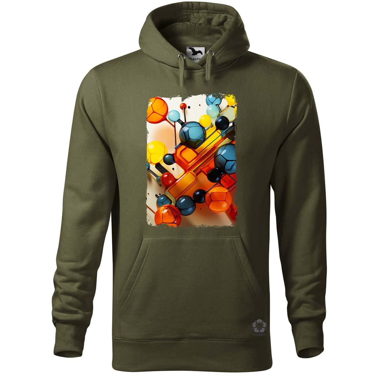 Hallucinogén molekulák v3 egyedi  pulóver 