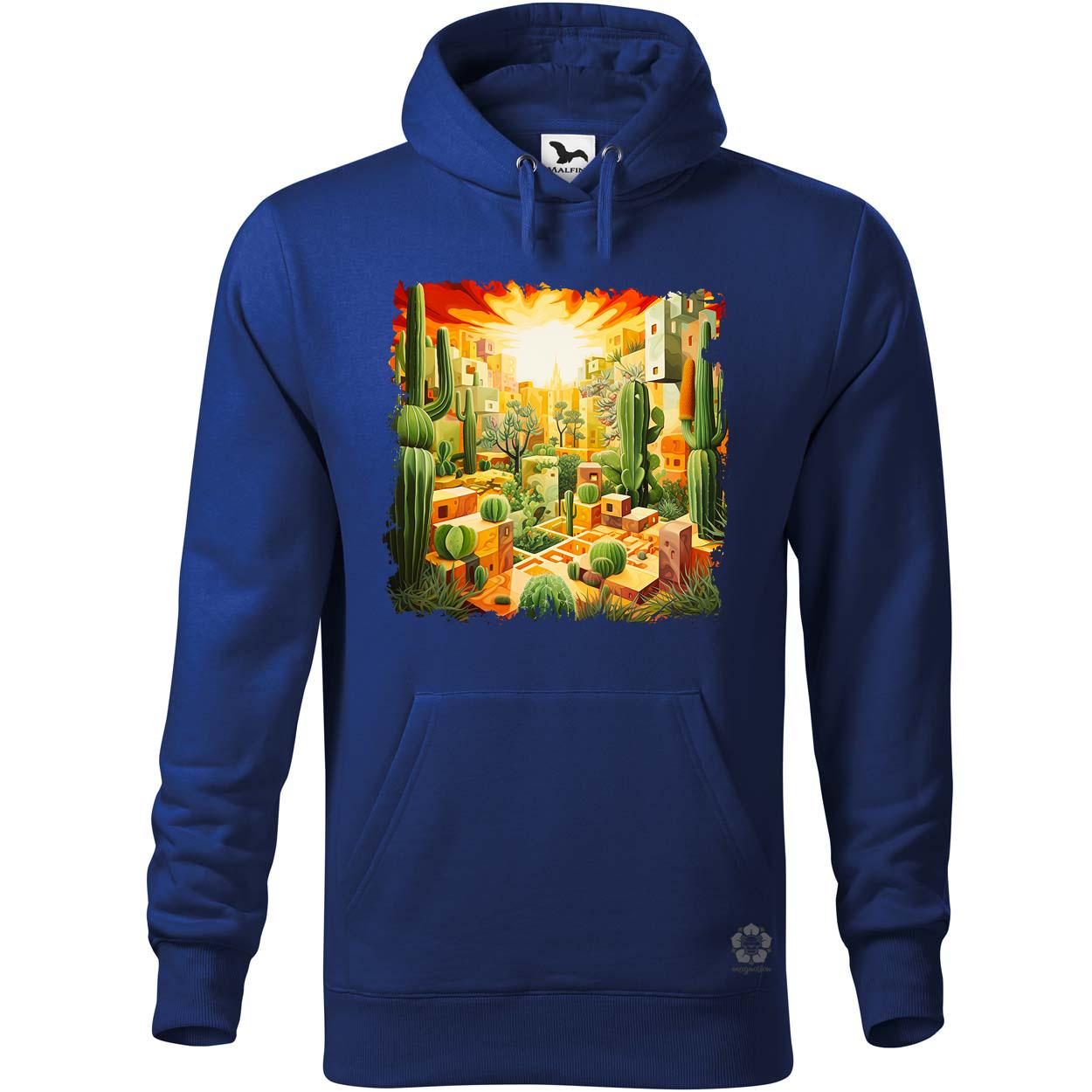 Kocka kaktuszkert v2 egyedi  pulóver 