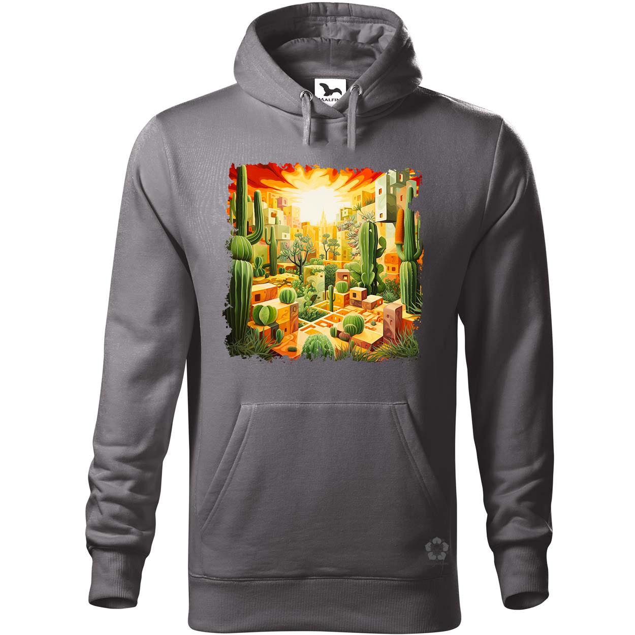 Kocka kaktuszkert v2 egyedi  pulóver 