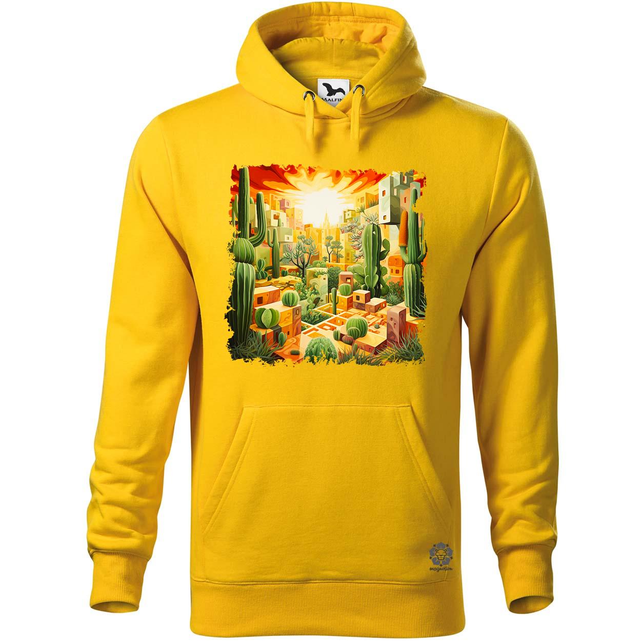 Kocka kaktuszkert v2 egyedi  pulóver 