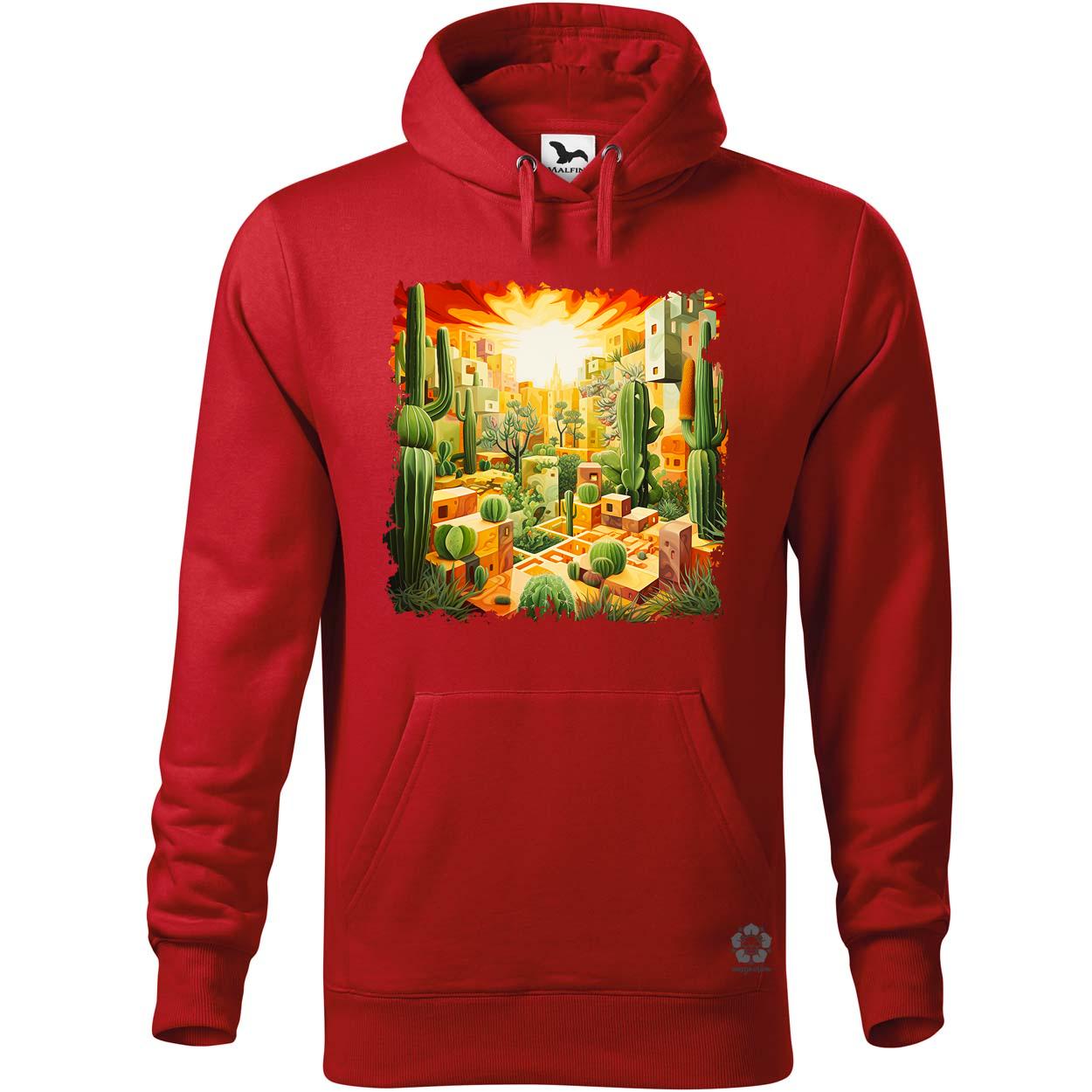 Kocka kaktuszkert v2 egyedi  pulóver 