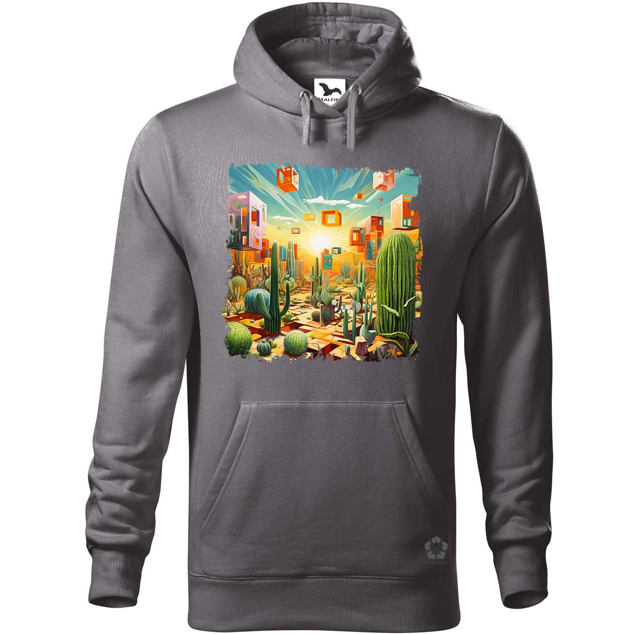 Kocka kaktuszkert v6 egyedi  pulóver 
