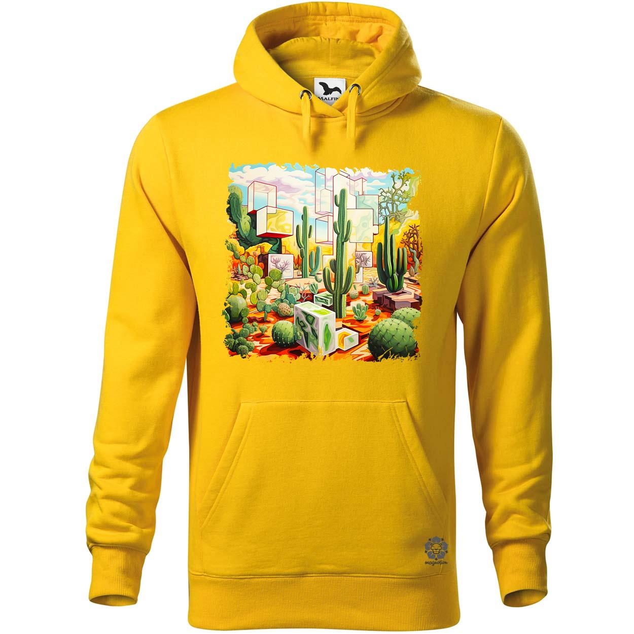 Kocka kaktuszkert v8 egyedi  pulóver 