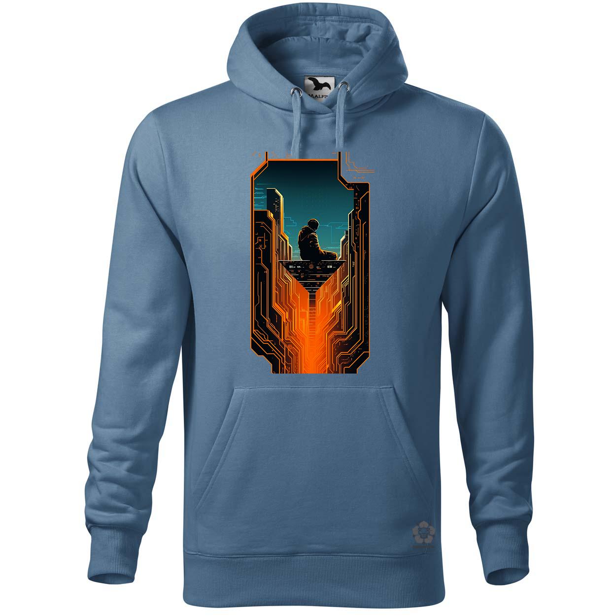 Mono vektor cyberpunk v1 egyedi  pulóver 