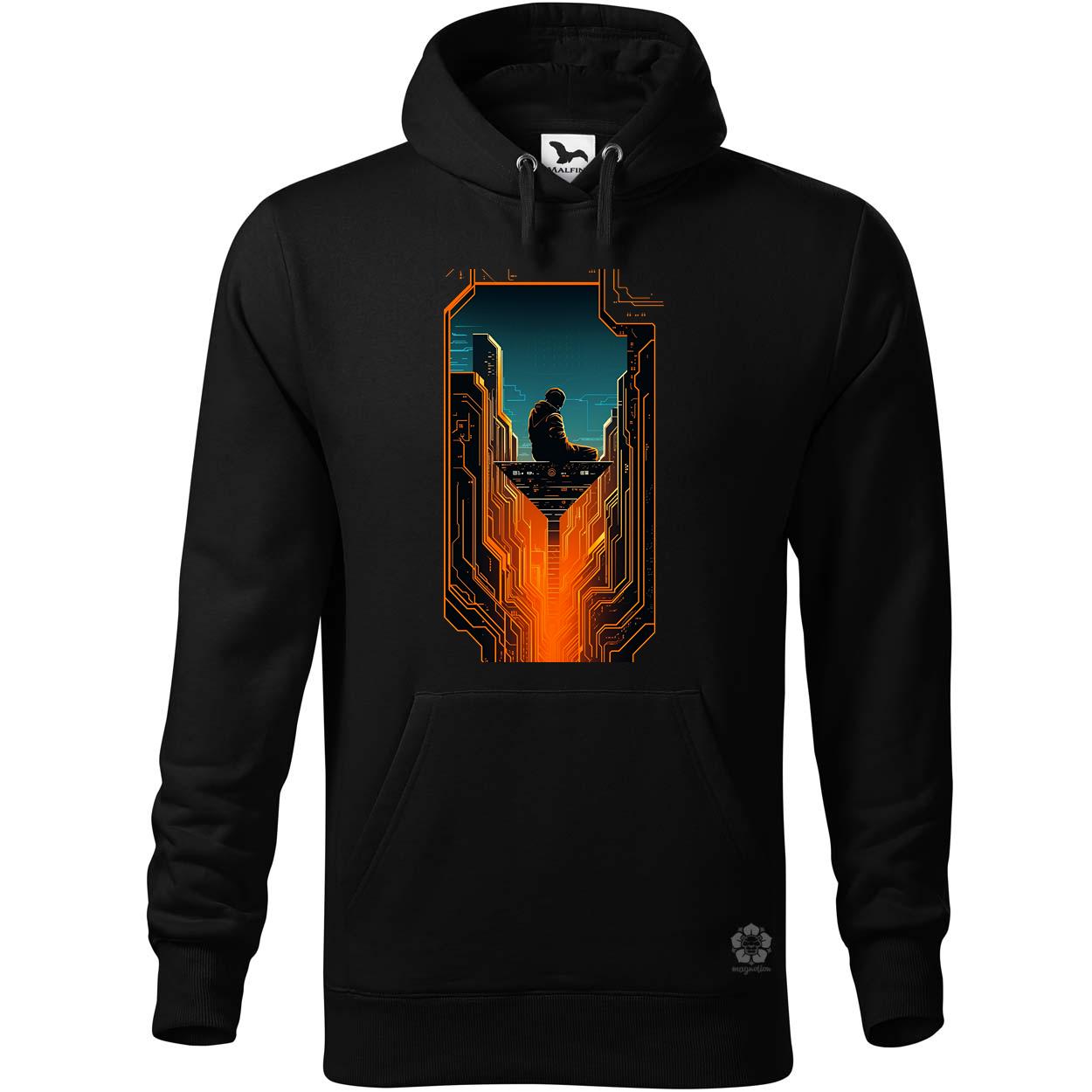 Mono vektor cyberpunk v1 egyedi  pulóver 