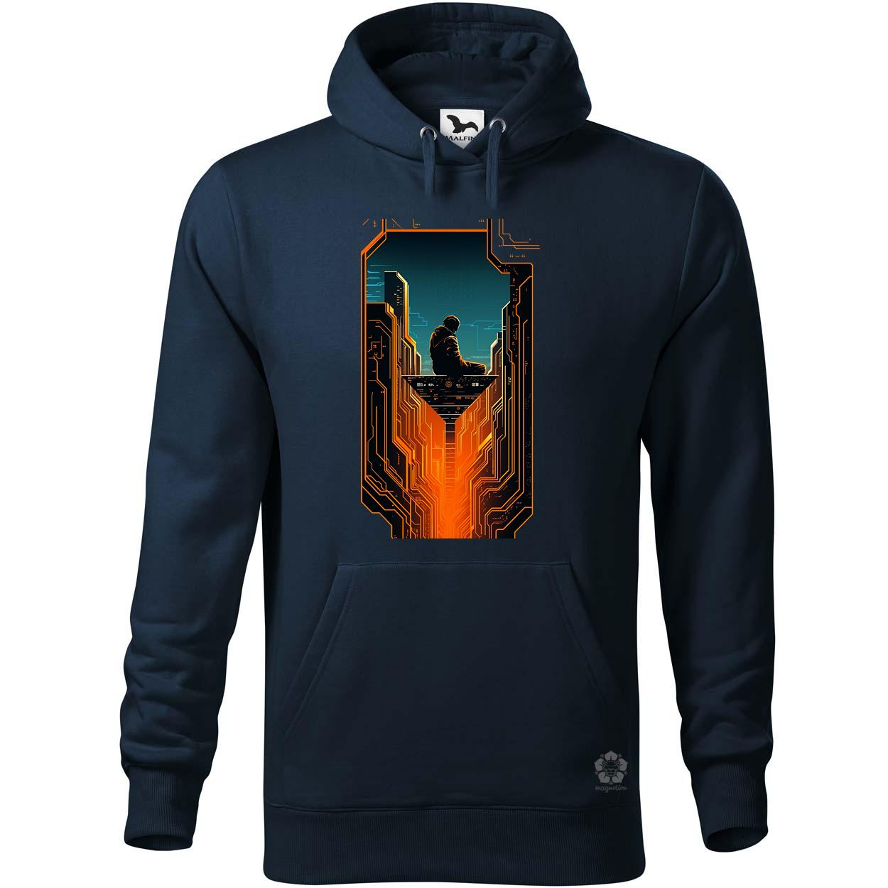Mono vektor cyberpunk v1 egyedi  pulóver 