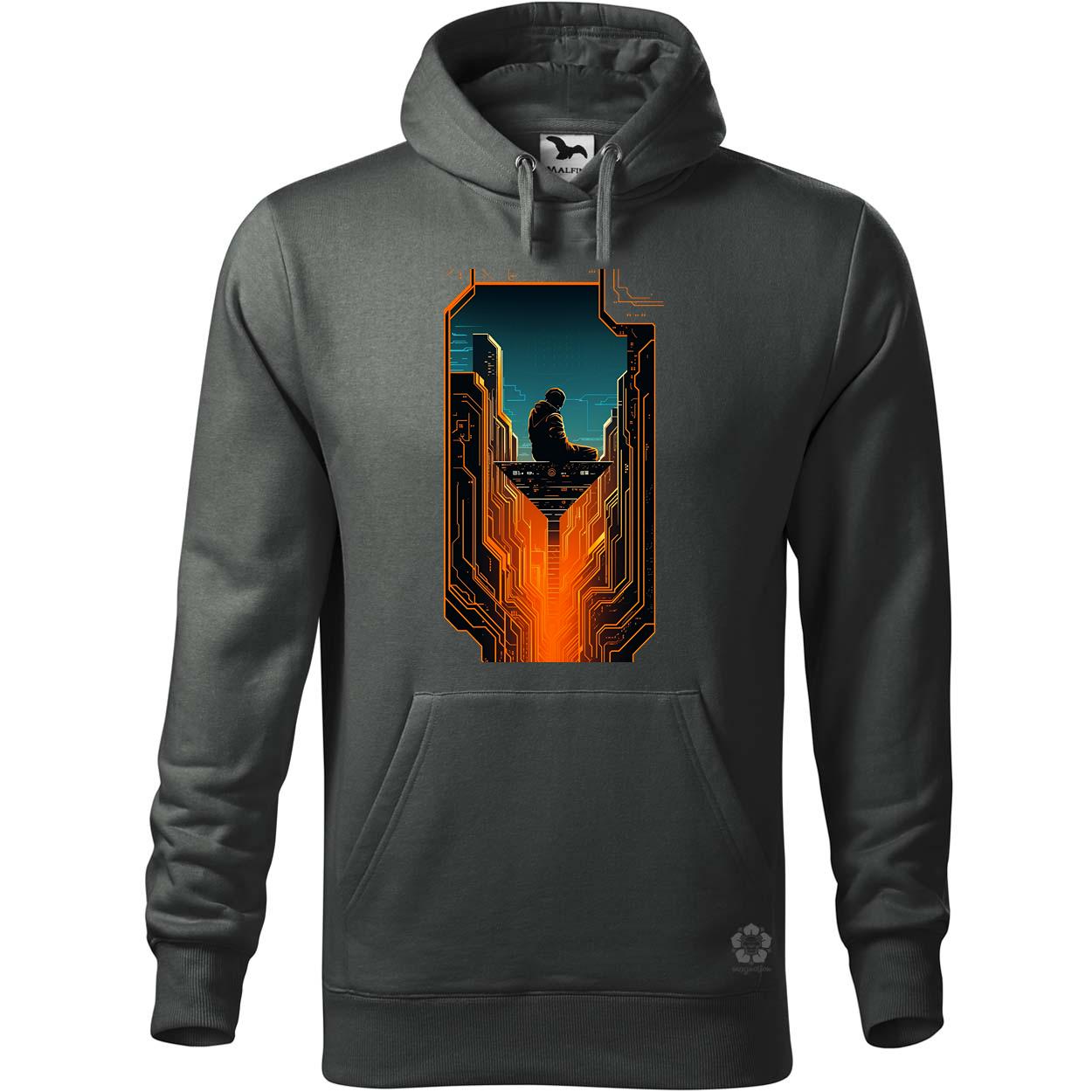 Mono vektor cyberpunk v1 egyedi  pulóver 
