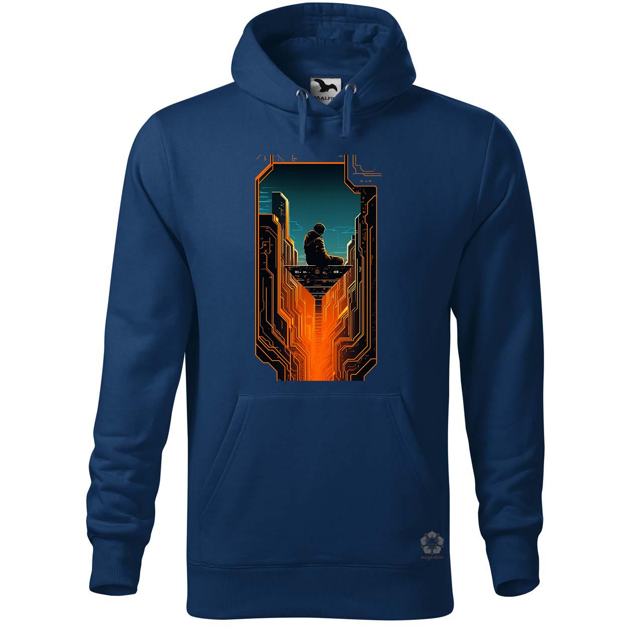 Mono vektor cyberpunk v1 egyedi  pulóver 