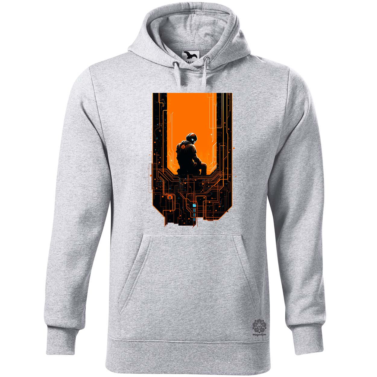 Mono vektor cyberpunk v3 egyedi  pulóver 