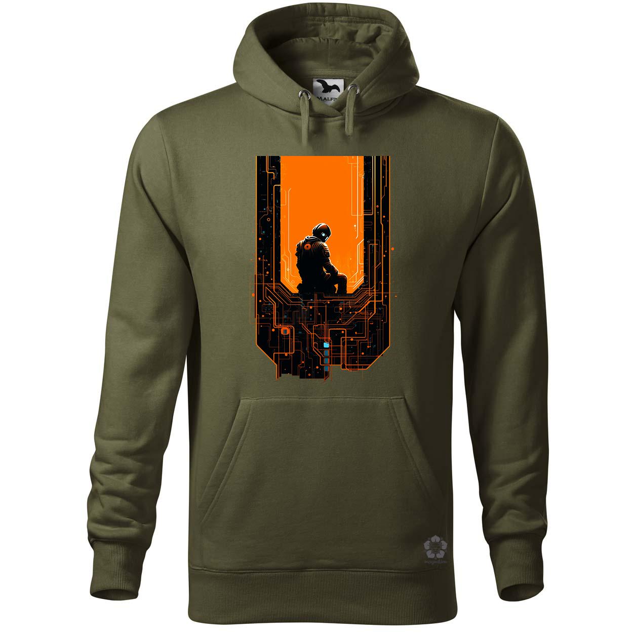 Mono vektor cyberpunk v3 egyedi  pulóver 
