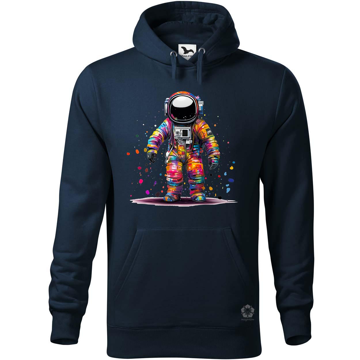 Pixelart asztronauta v2 egyedi  pulóver 
