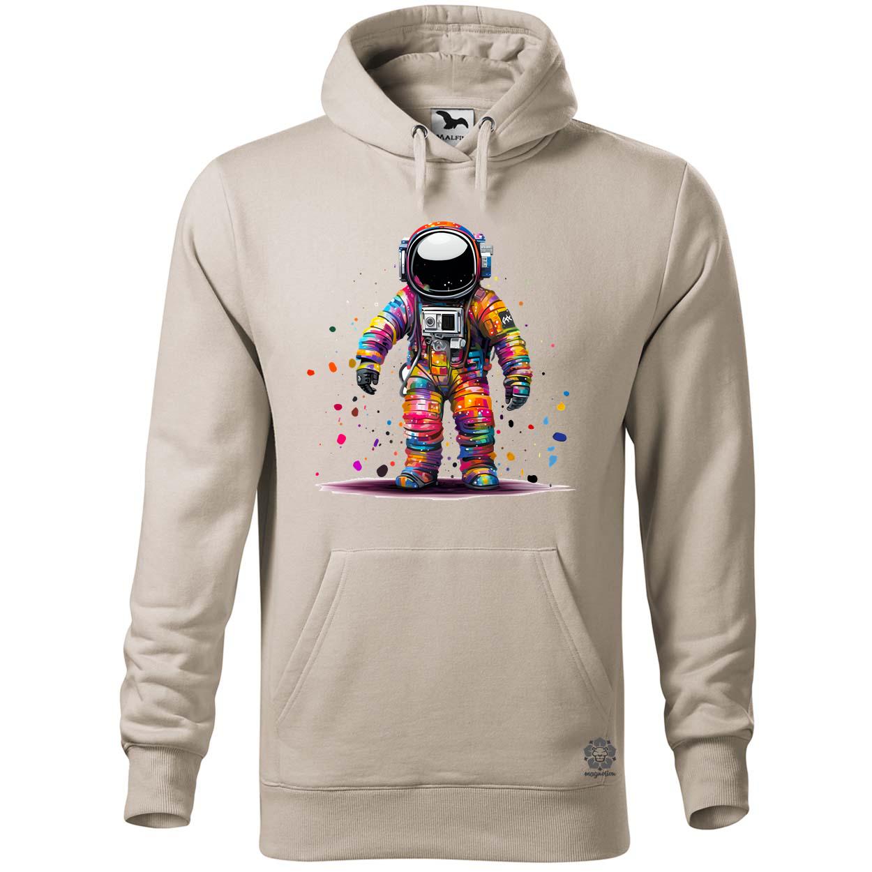 Pixelart asztronauta v2 egyedi  pulóver 