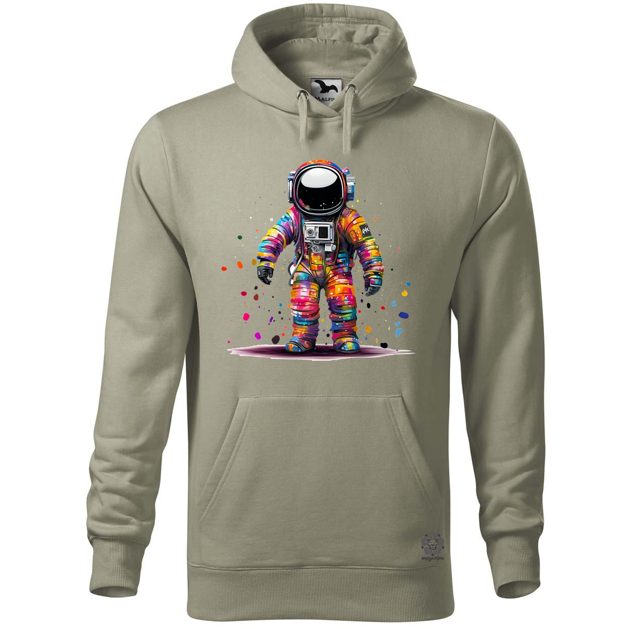 Pixelart asztronauta v2 egyedi  pulóver 