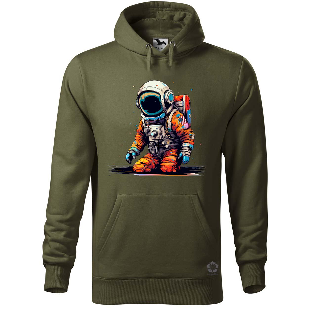 Pixelart asztronauta v4 egyedi  pulóver 