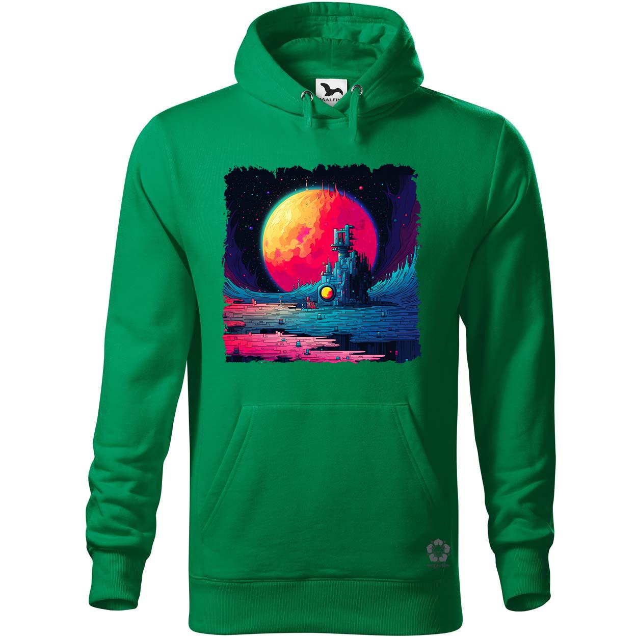 Pixelart bakelit a holdon v3 egyedi  pulóver 