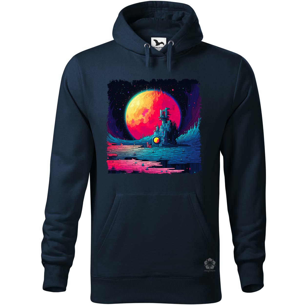 Pixelart bakelit a holdon v3 egyedi  pulóver 