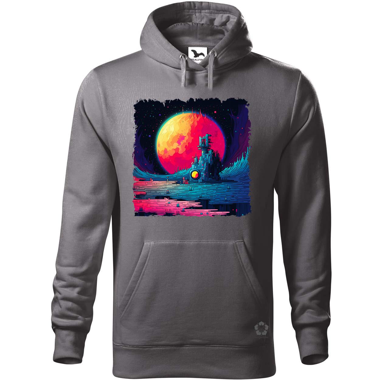 Pixelart bakelit a holdon v3 egyedi  pulóver 