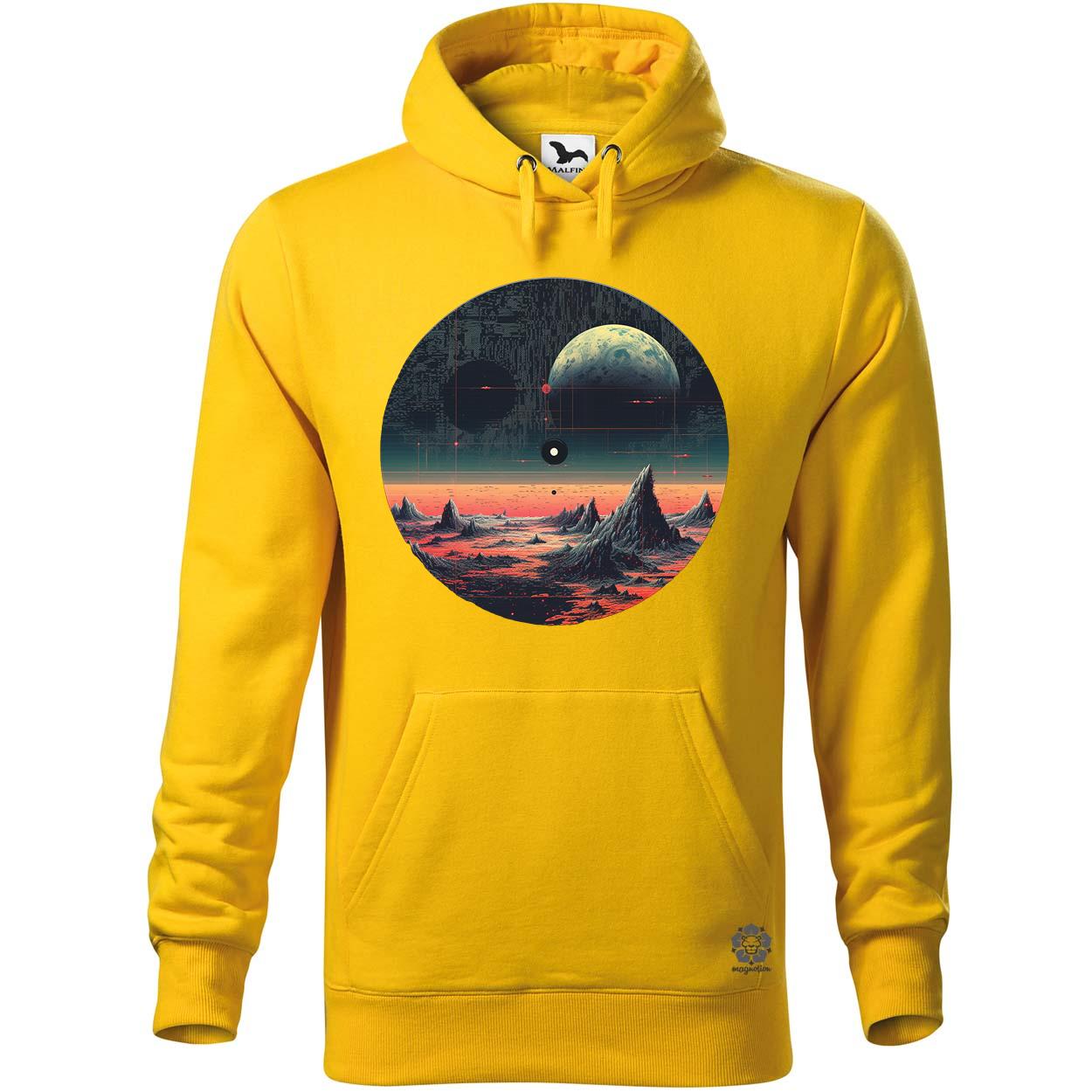 Pixelart bakelit a holdon v4 egyedi  pulóver 
