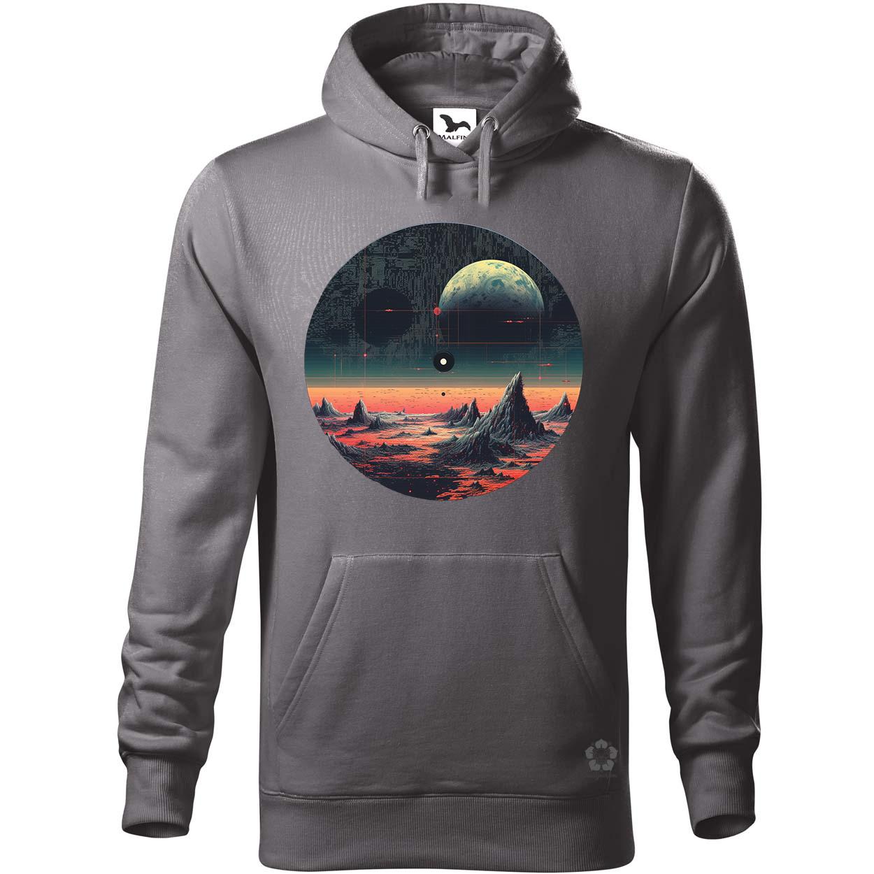 Pixelart bakelit a holdon v4 egyedi  pulóver 