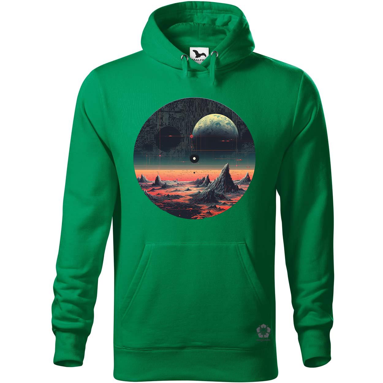 Pixelart bakelit a holdon v4 egyedi  pulóver 
