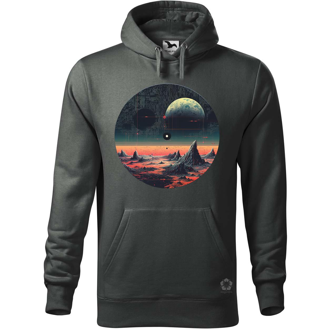 Pixelart bakelit a holdon v4 egyedi  pulóver 