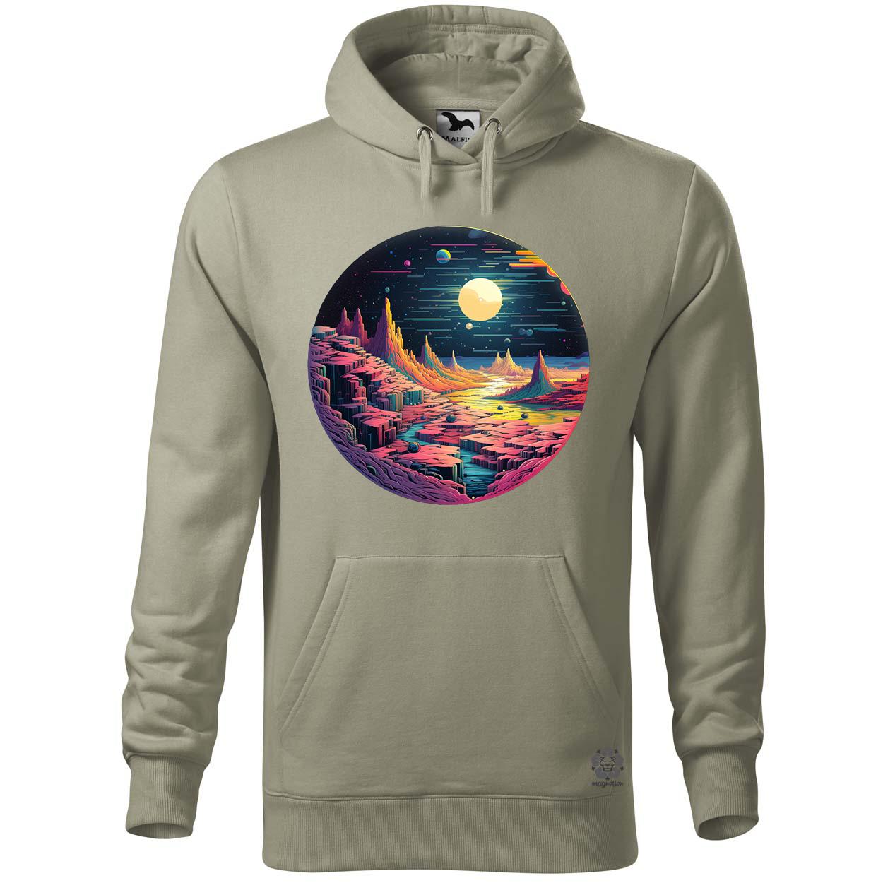 Pixelart bakelit a holdon v5 egyedi  pulóver 