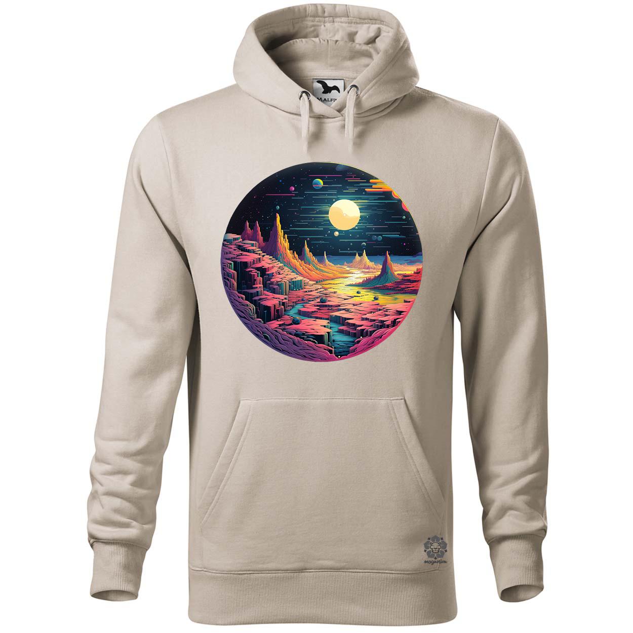 Pixelart bakelit a holdon v5 egyedi  pulóver 