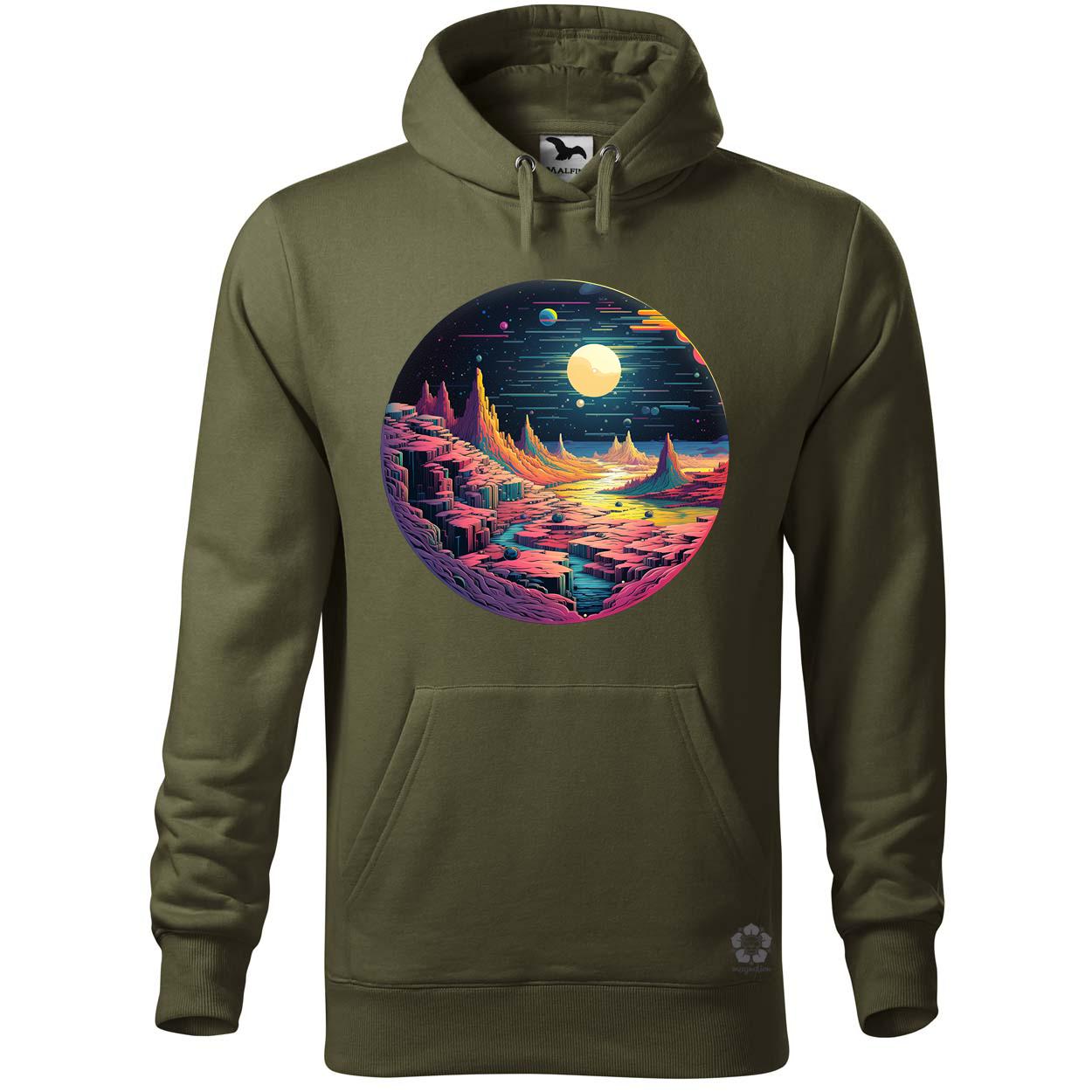 Pixelart bakelit a holdon v5 egyedi  pulóver 